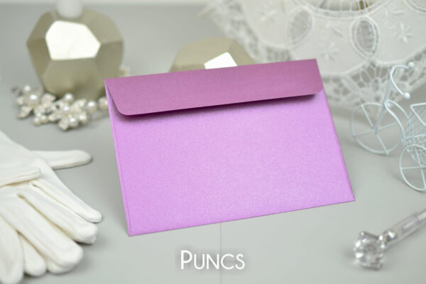 Esküvői boríték egyenes záródás puncs szín