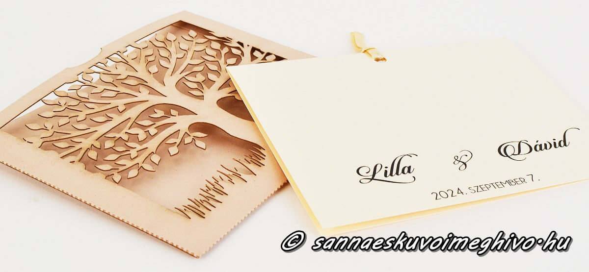 susogo-levelek-eskuvoi-meghivo250201 Fa alakú lézervágott minta pasztell papírból