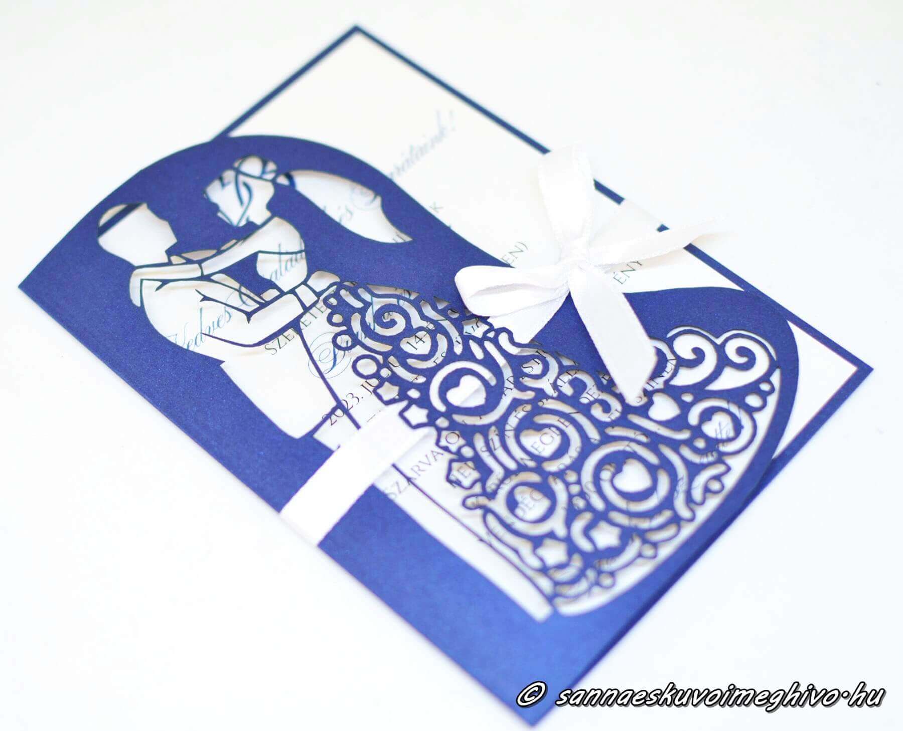 eskuvoi-meghivo-nyitotanc-sannaeskuvoimeghivo-202304093 Nyitótánc esküvői meghívó lézervágott mintával masnival átkötve