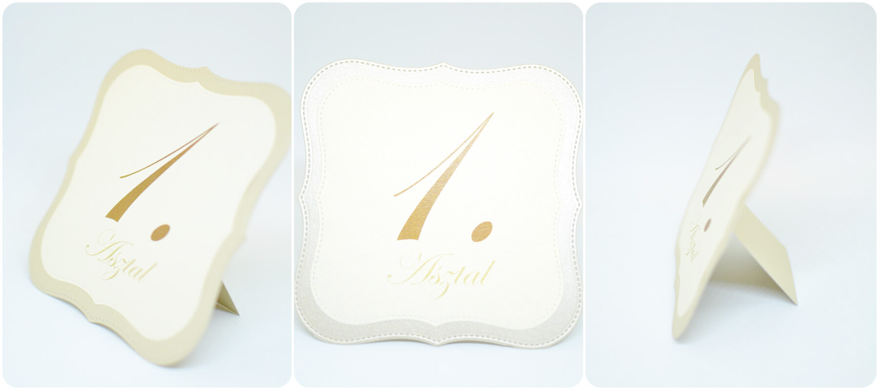 Talpas esküvői asztalszámok