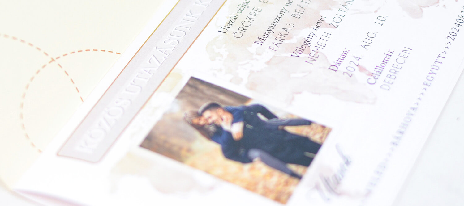 Útleveles különleges meghívó