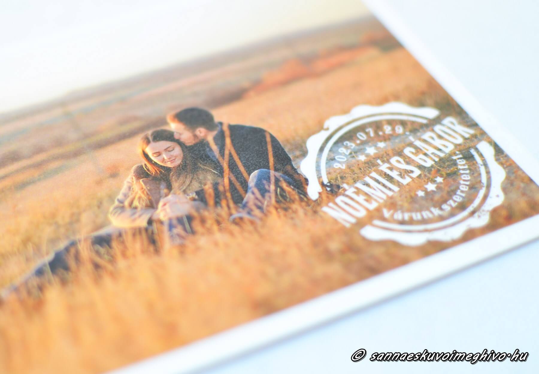kepeslap-eskuvoi-meghivo-sannaeskuvoimeghivo-2404092 Képeslap esküvői meghívó első oldala fotóval
