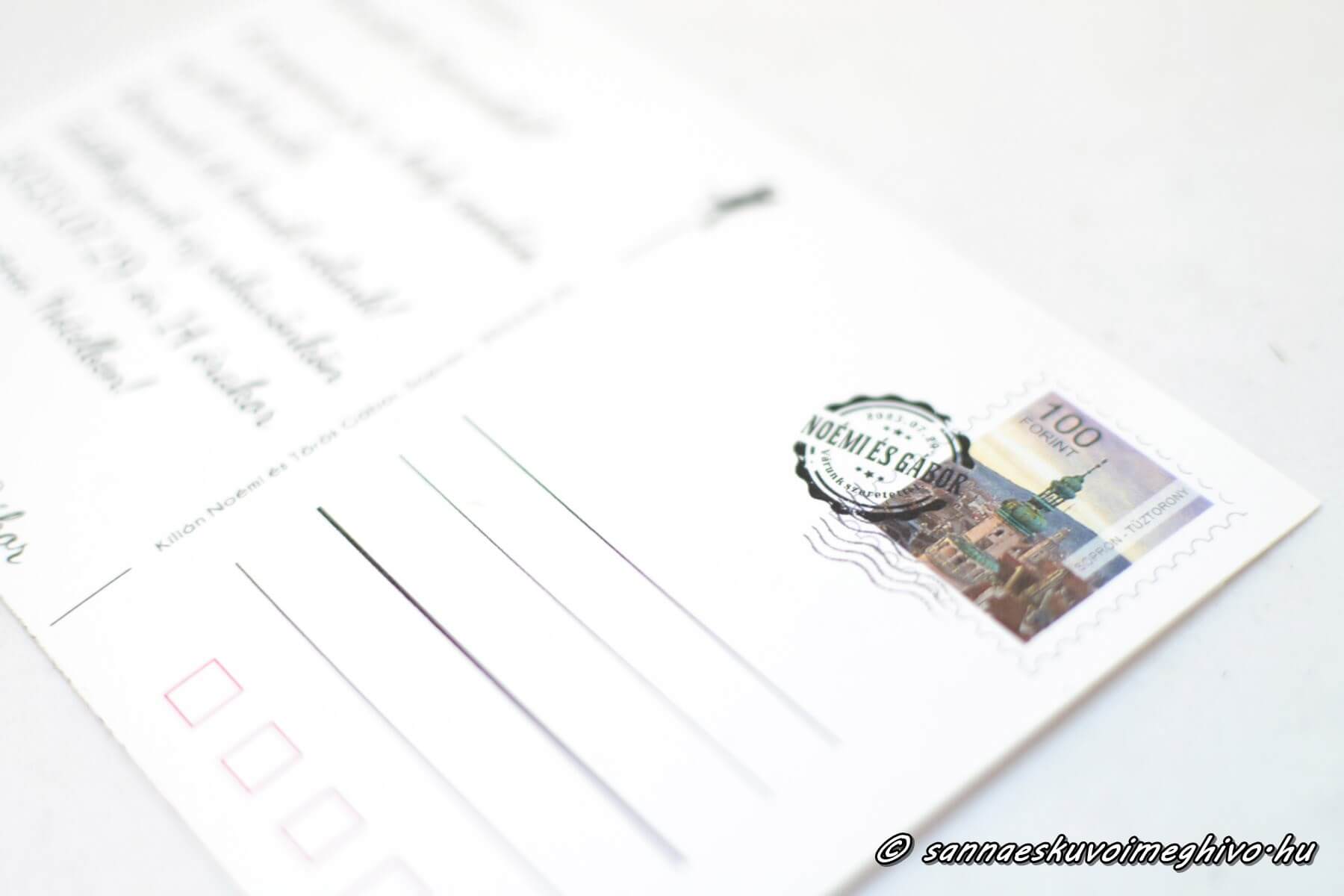 kepeslap-eskuvoi-meghivo-sannaeskuvoimeghivo-2404094 Képeslap esküvői meghívó hátsó oldala a címzéssel