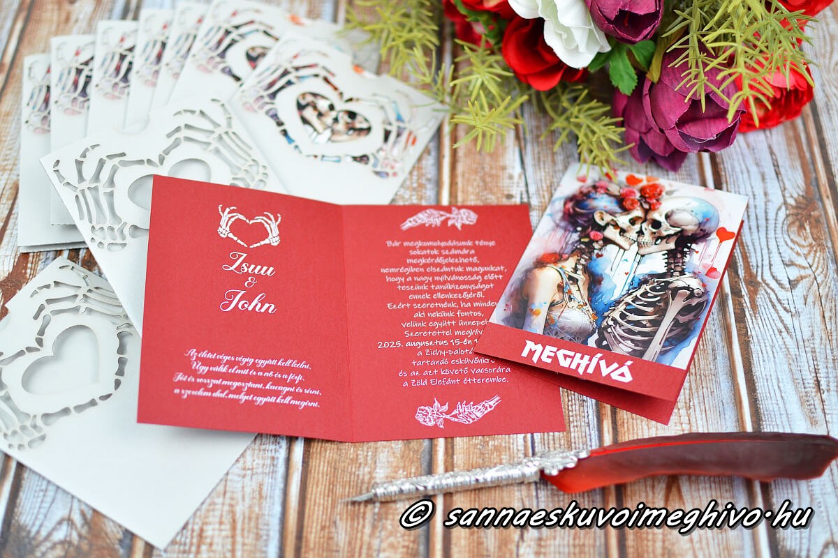 eskuvoi-meghivo-hard-rock-sannaeskuvoimeghivo-250927 Lézervágott Hard Rock meghívóm címlapja és belső oldala