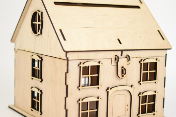 Fa nászajándék gyűjtő doboz