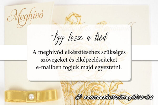 Arany r&oacute;zsa megh&iacute;v&oacute;m bevezető