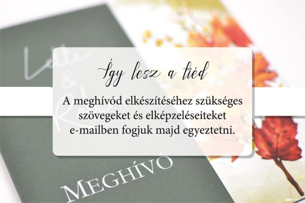 Őszi csokor esküvői meghívóm hbevezető