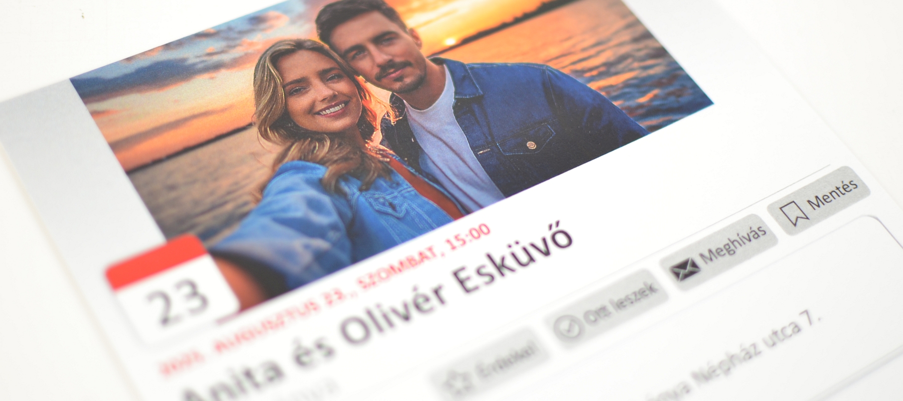 Esküvői napok blogcikk 2025 - FB poszt meghívóm