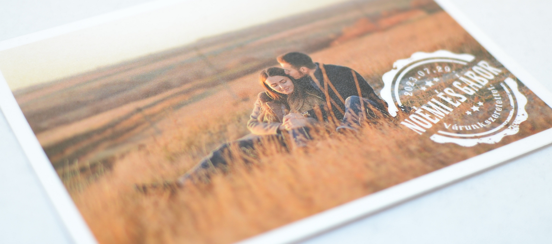Esküvői napok blogcikk 2025 - Képeslap meghívóm