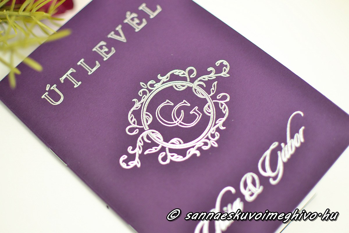 utlevel-eskuvoi-meghivo-sannaeskuvoimeghivo-202506075 Útlevél esküvői meghívók ezüst betűkkel