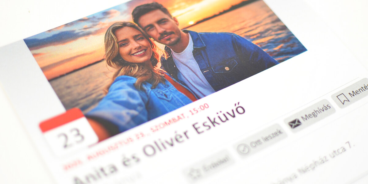 Facebook esemény meghívóm, bohém hangulattal